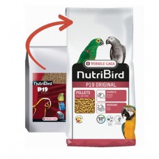 Versele Laga NUTRIBIRD Р19 Original - пълноценна екструдирана храна за големи папагали 10 кг. 